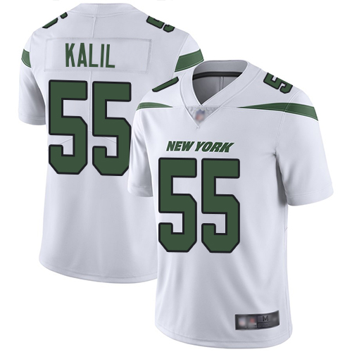New York Jets Limited White Youth Ryan Kalil Road Jersey NFL Football #55 Vapor Untouchable